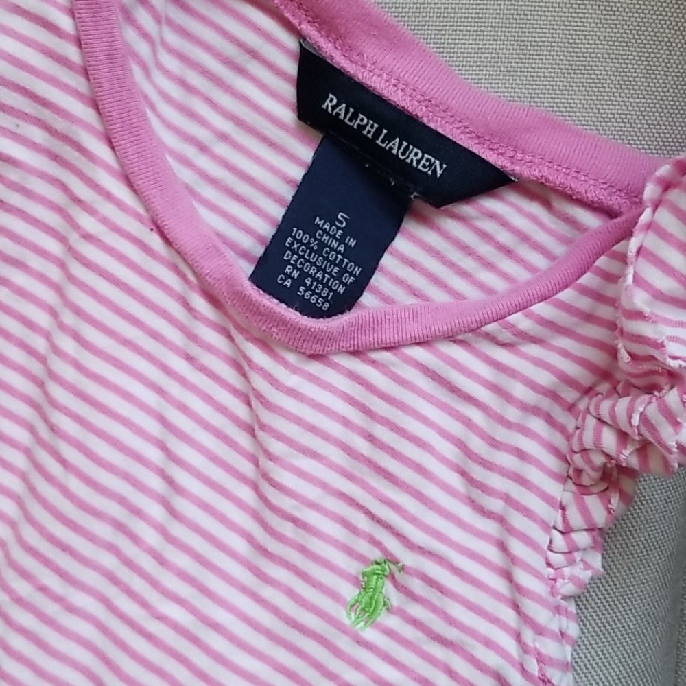 Ralph Lauren girls shirt size 4 5 - Picture 2 of 4